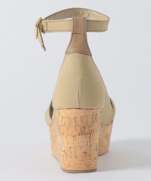 BLUE LABEL CRESTBRIDGE(ブルーレーベルクレストブリッジ)の「ウエッジサンダル(サンダル・レディース・ブラック/ベージュ・M/S)」の5枚目の写真