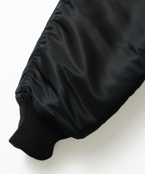 FACETASM（ファセッタズム）の「FACETASM BOW TIE MA-1 TOF-JK-W02（ミリタリージャケット・レディース・バーガンディー/ブラック・1）」の20枚目の写真