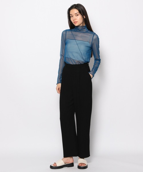 FOREVER 21（フォーエバー トゥエンティーワン）の「【MODE】アソートシアーメロウハイネックプルオーバー（Tシャツ/カットソー・レディース・グリーン/ブラック/グレー/ホワイト/オレンジ系その他/オレンジ系その他2・FREE）」の18枚目の写真