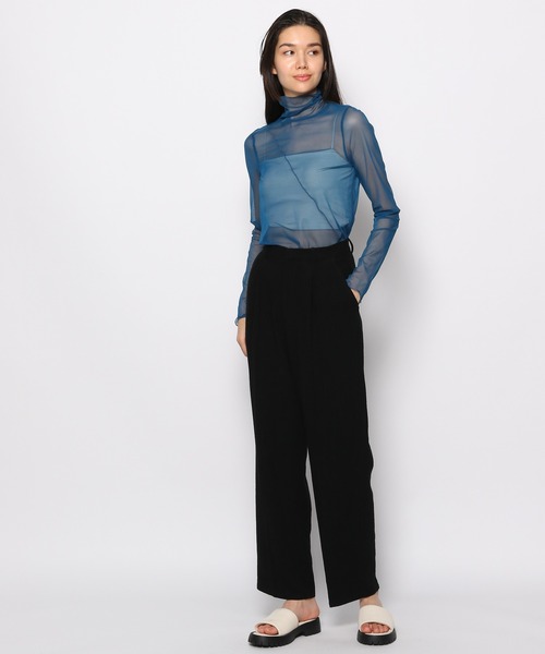 FOREVER 21（フォーエバー トゥエンティーワン）の「【MODE】アソートシアーメロウハイネックプルオーバー（Tシャツ/カットソー・レディース・グリーン/ブラック/グレー/ホワイト/オレンジ系その他/オレンジ系その他2・FREE）」の17枚目の写真