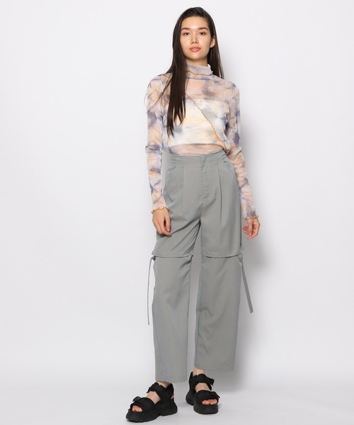 FOREVER 21（フォーエバー トゥエンティーワン）の「【MODE】アソートシアーメロウハイネックプルオーバー（Tシャツ/カットソー・レディース・グリーン/ブラック/グレー/ホワイト/オレンジ系その他/オレンジ系その他2・FREE）」の21枚目の写真