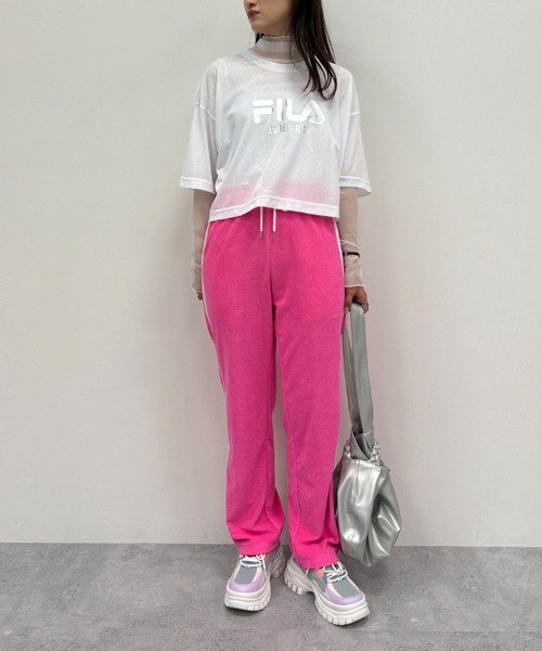 FOREVER 21（フォーエバー トゥエンティーワン）の「【MODE】アソートシアーメロウハイネックプルオーバー（Tシャツ/カットソー・レディース・グリーン/ブラック/グレー/ホワイト/オレンジ系その他/オレンジ系その他2・FREE）」の9枚目の写真