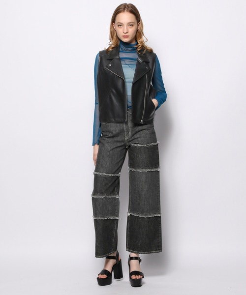 FOREVER 21（フォーエバー トゥエンティーワン）の「【MODE】アソートシアーメロウハイネックプルオーバー（Tシャツ/カットソー・レディース・グリーン/ブラック/グレー/ホワイト/オレンジ系その他/オレンジ系その他2・FREE）」の12枚目の写真