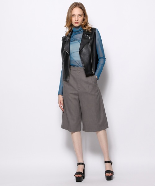 FOREVER 21（フォーエバー トゥエンティーワン）の「【MODE】アソートシアーメロウハイネックプルオーバー（Tシャツ/カットソー・レディース・グリーン/ブラック/グレー/ホワイト/オレンジ系その他/オレンジ系その他2・FREE）」の15枚目の写真