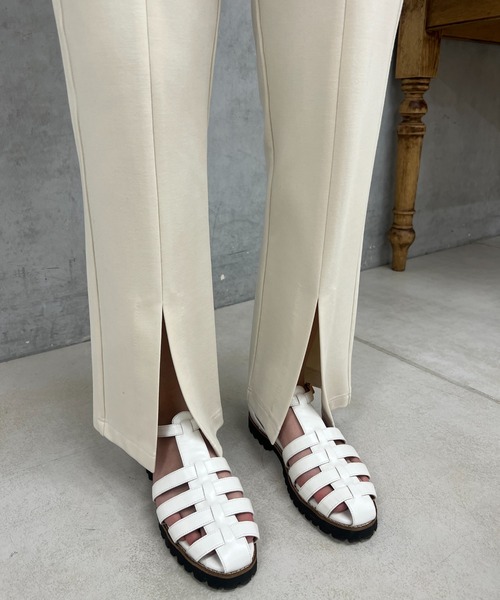 un dix cors（アンディコール）の「カットベスト×パンツセットアップ（セットアップ・レディース・アイボリー/ブラック/ベージュ・FREE）」の21枚目の写真