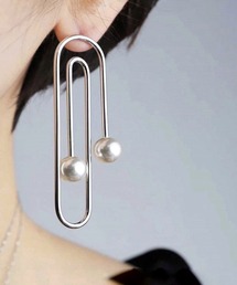NikoNiko パールピアス 両耳用 shopnikoniko ピアス 5連 パールピアス 揺れる 両耳 レディース