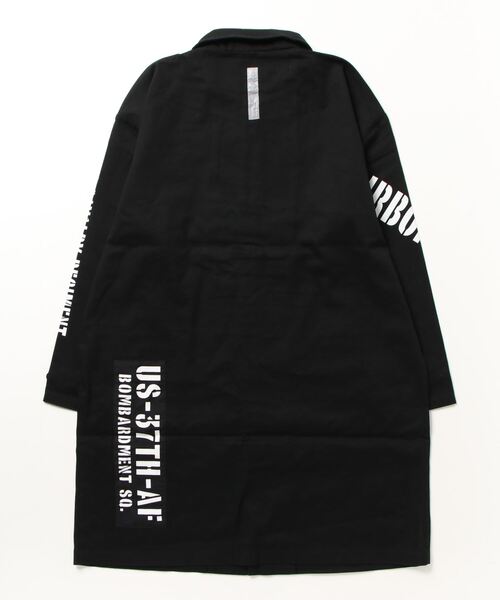 ARCADE(アーケード)の「アーミーデザイン ステンカラー ツイルロングコート BULLET NOISE(ステンカラーコート・メンズ・ブラック/カーキ/ベージュ・L/M)」の6枚目の写真