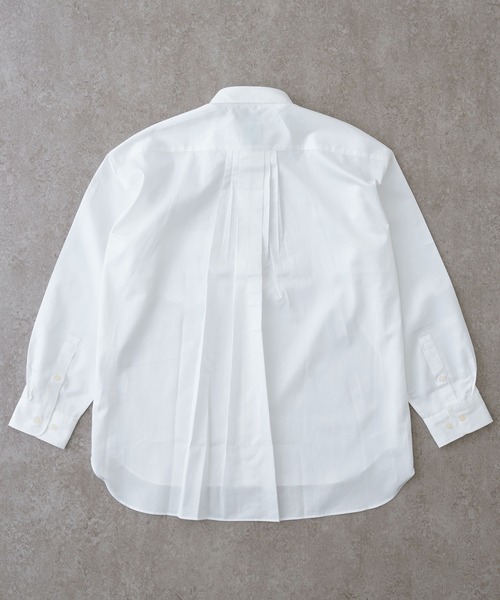 セール】リラックスバックプリーツシャツ＜ホワイト＞（シャツ