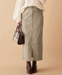 きれいめストレッチカラータイトスカート