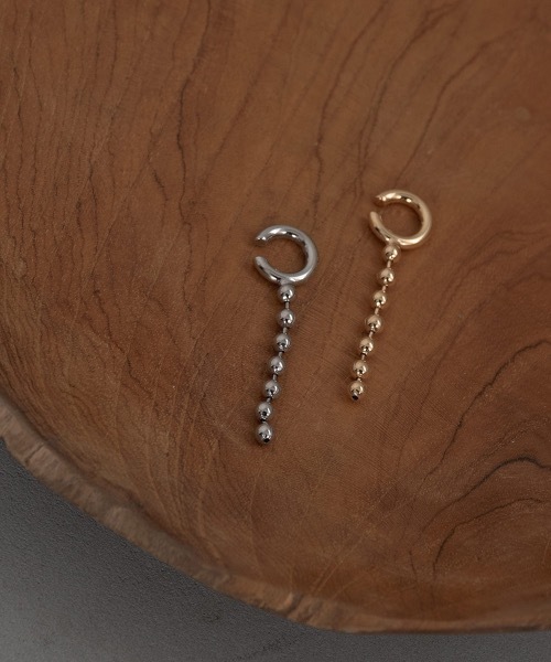 lawgy(ラウジー)の「ball chain design cuff(イヤーカフ・レディース・シルバー/ゴールド・FREE)」の7枚目の写真