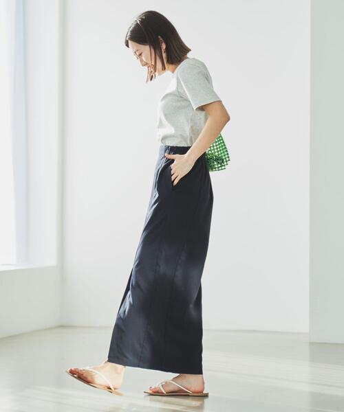 coen(コーエン)の「クルーネックフライスTシャツ(Tシャツ/カットソー・レディース・ブラック/ライトグレー/ホワイト・M/L)」の14枚目の写真