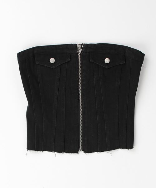 Solace（ソレイス）の「デニムビスチェ（チューブトップ・レディース・ブラック・M/S）」の17枚目の写真