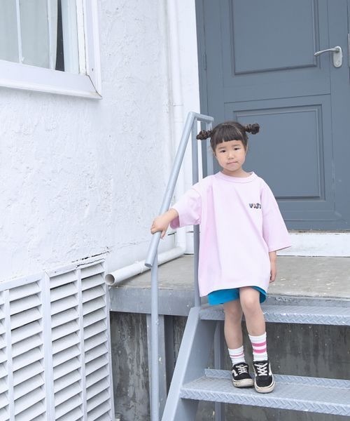 LOWRYS FARM（ローリーズファーム）の「ＶＩＳＩＯＮダイナソーＴシャツ　191965（Tシャツ/カットソー・キッズ・グレー/ピンク・110cm/130cm/150cm）」の16枚目の写真