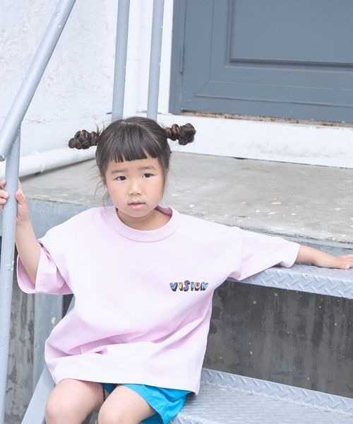 LOWRYS FARM（ローリーズファーム）の「ＶＩＳＩＯＮダイナソーＴシャツ　191965（Tシャツ/カットソー・キッズ・グレー/ピンク・110cm/130cm/150cm）」の10枚目の写真