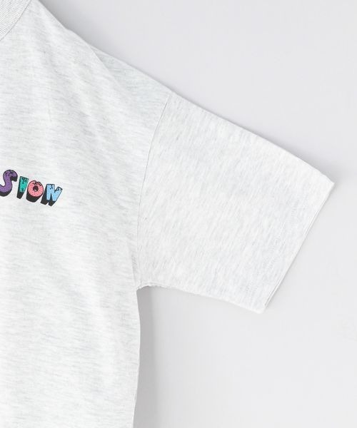 LOWRYS FARM（ローリーズファーム）の「ＶＩＳＩＯＮダイナソーＴシャツ　191965（Tシャツ/カットソー・キッズ・グレー/ピンク・110cm/130cm/150cm）」の8枚目の写真