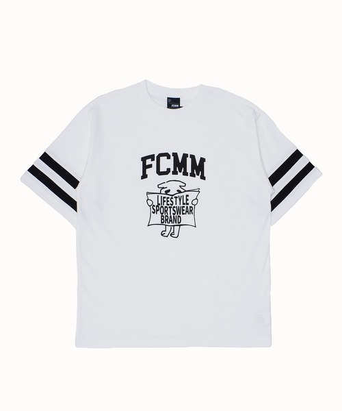 FCMM(エフシーエムエム)の「【日本限定アイテム】COLLEGE LOGO S/S/カレッジロゴショートスリーブT(Tシャツ/カットソー・メンズ・ブラック/ホワイト/ネイビー・MEDIUM/LARGE)」の6枚目の写真