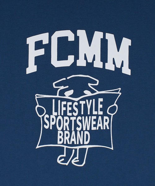 FCMM(エフシーエムエム)の「【日本限定アイテム】COLLEGE LOGO S/S/カレッジロゴショートスリーブT(Tシャツ/カットソー・メンズ・ブラック/ホワイト/ネイビー・MEDIUM/LARGE)」の11枚目の写真