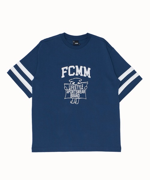 FCMM(エフシーエムエム)の「【日本限定アイテム】COLLEGE LOGO S/S/カレッジロゴショートスリーブT(Tシャツ/カットソー・メンズ・ブラック/ホワイト/ネイビー・MEDIUM/LARGE)」の9枚目の写真