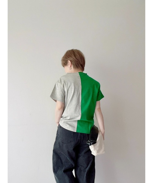 Yucca（ユッカ）の「NEBRASKA プリントTシャツ（MEKKE　低身長向け）（Tシャツ/カットソー・レディース・グリーン/ネイビー/オートミール・FREE）」の11枚目の写真