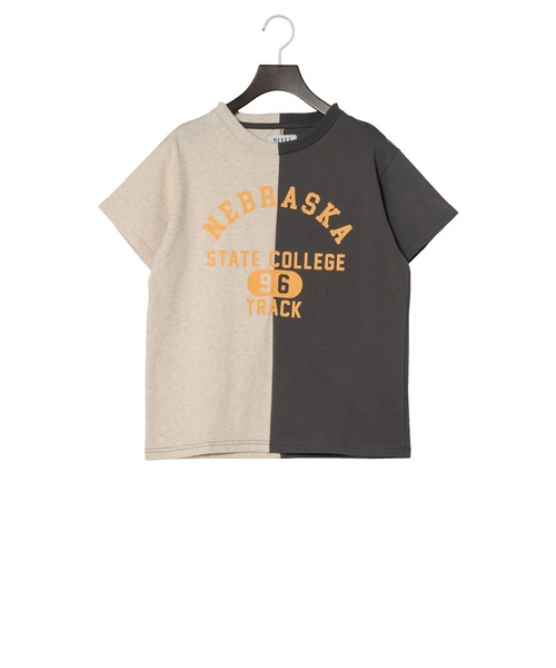 Yucca（ユッカ）の「NEBRASKA プリントTシャツ（MEKKE　低身長向け）（Tシャツ/カットソー・レディース・グリーン/ネイビー/オートミール・FREE）」の15枚目の写真