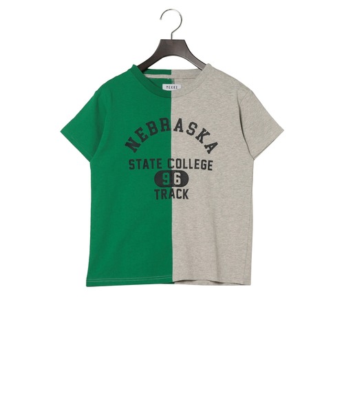 Yucca（ユッカ）の「NEBRASKA プリントTシャツ（MEKKE　低身長向け）（Tシャツ/カットソー・レディース・グリーン/ネイビー/オートミール・FREE）」の17枚目の写真