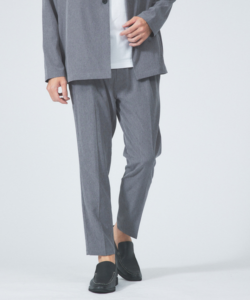 ABAHOUSE GRAY（アバハウスグレイ）の「【セットアップ対応/360°ストレッチ】タックパンツ（その他パンツ・メンズ・グレイッシュベージュ/ベージュ/グレー/ネイビー/ブラック・46/48/50）」の3枚目の写真