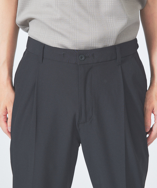 ABAHOUSE GRAY（アバハウスグレイ）の「【セットアップ対応/360°ストレッチ】タックパンツ（その他パンツ・メンズ・グレイッシュベージュ/ベージュ/グレー/ネイビー/ブラック・46/48/50）」の9枚目の写真