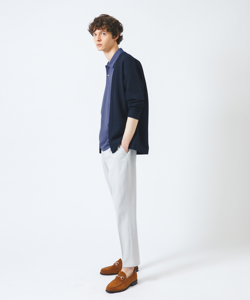 ABAHOUSE GRAY（アバハウスグレイ）の「【セットアップ対応/360°ストレッチ】タックパンツ（その他パンツ・メンズ・グレイッシュベージュ/ベージュ/グレー/ネイビー/ブラック・46/48/50）」の16枚目の写真