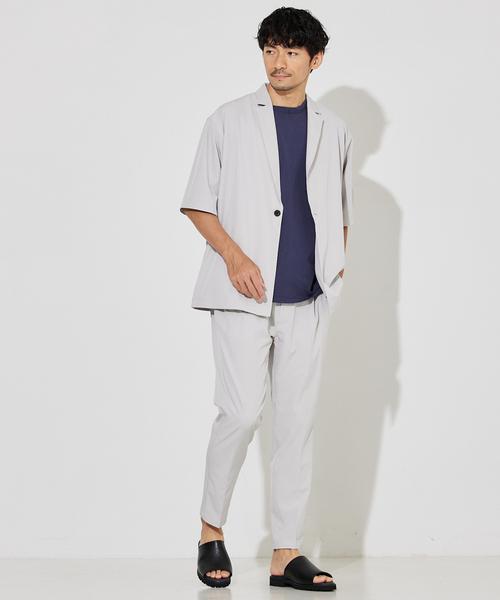 ABAHOUSE GRAY（アバハウスグレイ）の「【セットアップ対応/360°ストレッチ】タックパンツ（その他パンツ・メンズ・グレイッシュベージュ/ベージュ/グレー/ネイビー/ブラック・46/48/50）」の17枚目の写真