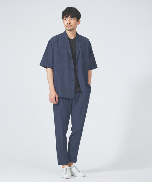 ABAHOUSE GRAY（アバハウスグレイ）の「【セットアップ対応/360°ストレッチ】タックパンツ（その他パンツ・メンズ・グレイッシュベージュ/ベージュ/グレー/ネイビー/ブラック・46/48/50）」の21枚目の写真