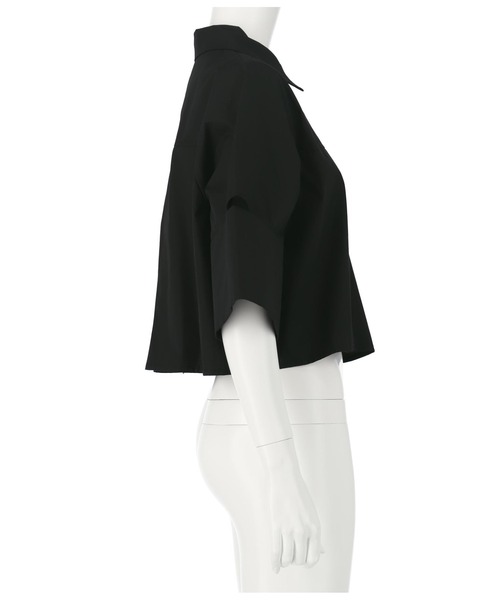 LATINA（ラティーナ）の「スリットスリーブブラウス（シャツ/ブラウス・レディース・ブラック/オフホワイト・FREE）」の5枚目の写真