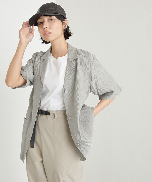 ear PAPILLONNER（イアパピヨネ）の「半袖ジャケット【SUM1 STYLE