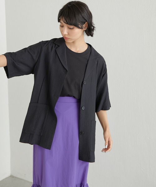 ear PAPILLONNER（イアパピヨネ）の「半袖ジャケット【SUM1 STYLE