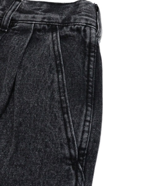 TIMELY WARNING(タイムリーワーニング)の「【Timely Warning】ケミカルウォッシュ 2タックワイドデニムパンツ(デニムパンツ・メンズ・ブラック/サックスブルー/インディゴブルー・L/M)」の7枚目の写真