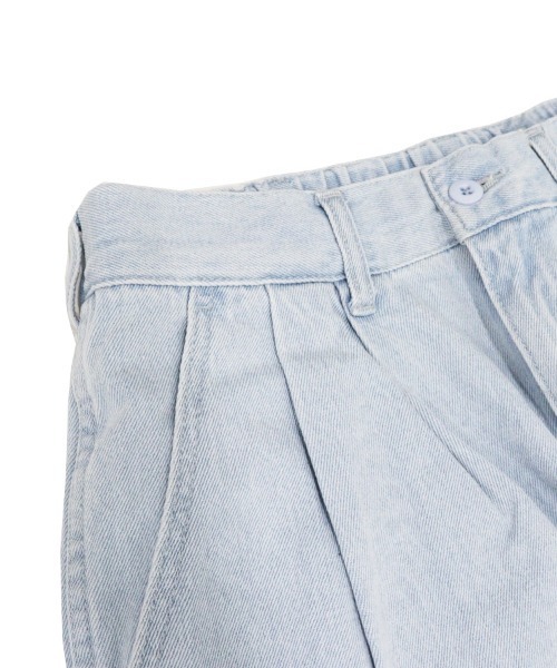 TIMELY WARNING(タイムリーワーニング)の「【Timely Warning】ケミカルウォッシュ 2タックワイドデニムパンツ(デニムパンツ・メンズ・ブラック/サックスブルー/インディゴブルー・L/M)」の13枚目の写真