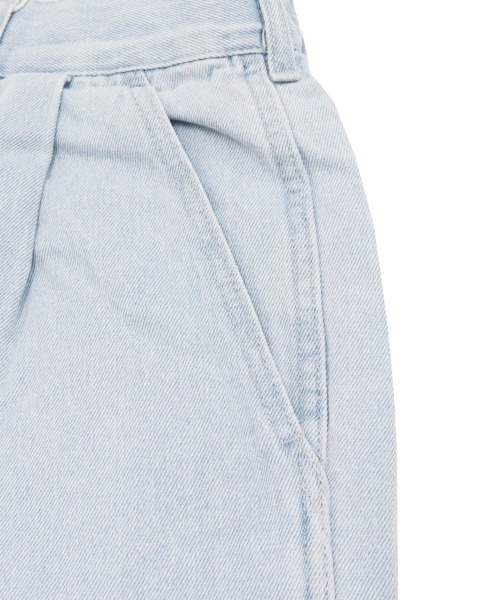 TIMELY WARNING(タイムリーワーニング)の「【Timely Warning】ケミカルウォッシュ 2タックワイドデニムパンツ(デニムパンツ・メンズ・ブラック/サックスブルー/インディゴブルー・L/M)」の14枚目の写真