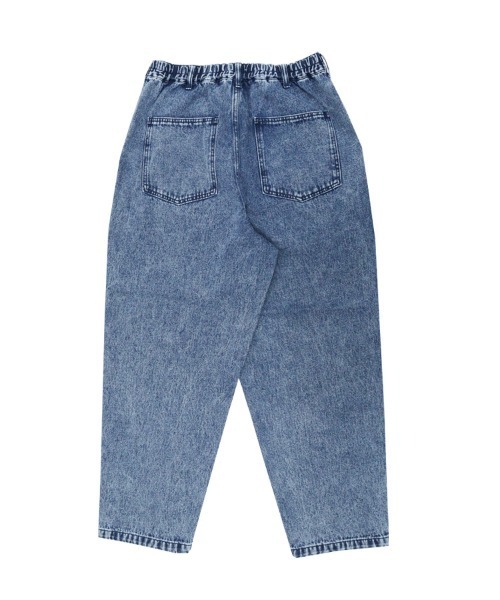 TIMELY WARNING(タイムリーワーニング)の「【Timely Warning】ケミカルウォッシュ 2タックワイドデニムパンツ(デニムパンツ・メンズ・ブラック/サックスブルー/インディゴブルー・L/M)」の19枚目の写真