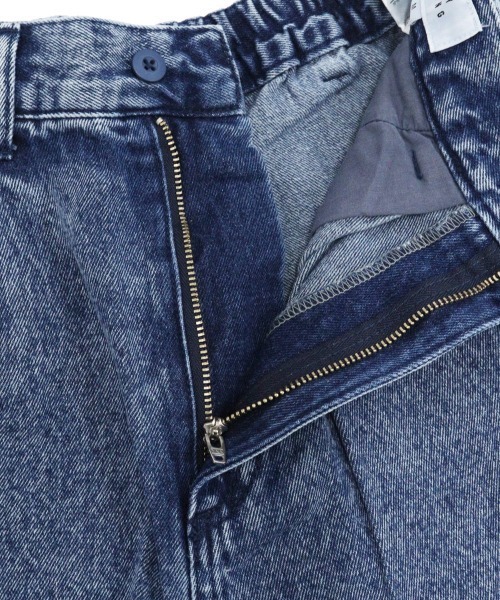 TIMELY WARNING(タイムリーワーニング)の「【Timely Warning】ケミカルウォッシュ 2タックワイドデニムパンツ(デニムパンツ・メンズ・ブラック/サックスブルー/インディゴブルー・L/M)」の22枚目の写真