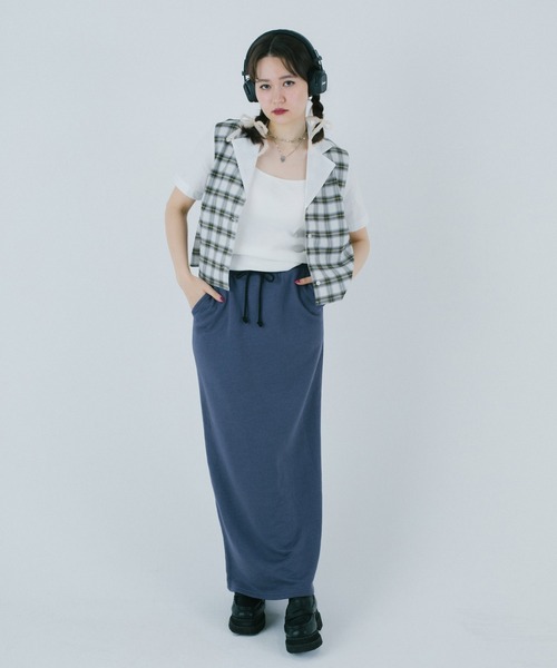 TINA：JOJUN（ティーナジョジュン）の「チェック柄 ドッキングシャツ TINA：JOJUN（シャツ/ブラウス・レディース・アイボリー/ブラウン・M）」の12枚目の写真