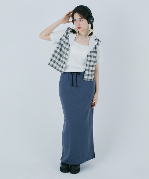 TINA：JOJUN（ティーナジョジュン）の「チェック柄 ドッキングシャツ TINA：JOJUN（シャツ/ブラウス・レディース・アイボリー/ブラウン・M）」の17枚目の写真