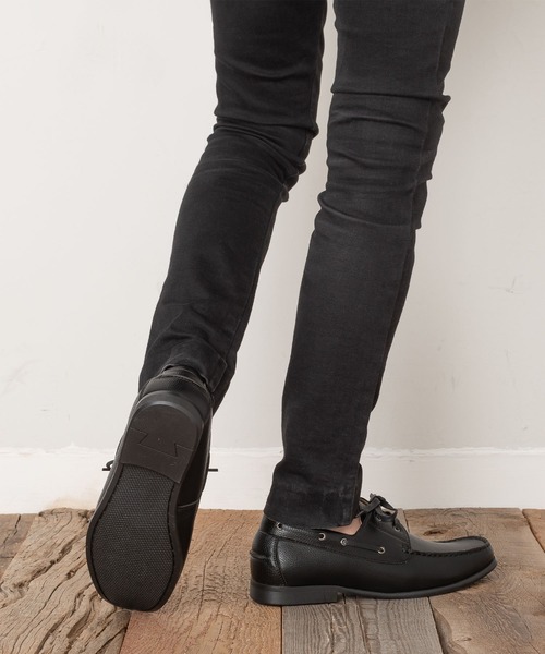 AN by LUCIUS(アンバイルシウス)の「ベーシック Uチップ デッキシューズ(モカシン/デッキシューズ・メンズ・ブラック系その他/ブラック/ブラウン・42/43/41/45/44/40/39)」の12枚目の写真