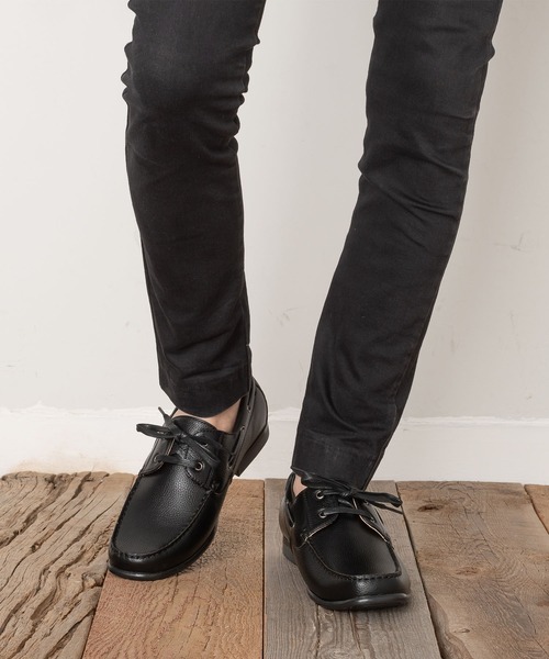 AN by LUCIUS(アンバイルシウス)の「ベーシック Uチップ デッキシューズ(モカシン/デッキシューズ・メンズ・ブラック系その他/ブラック/ブラウン・42/43/41/45/44/40/39)」の11枚目の写真