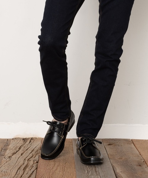 AN by LUCIUS(アンバイルシウス)の「ベーシック Uチップ デッキシューズ(モカシン/デッキシューズ・メンズ・ブラック系その他/ブラック/ブラウン・42/43/41/45/44/40/39)」の9枚目の写真