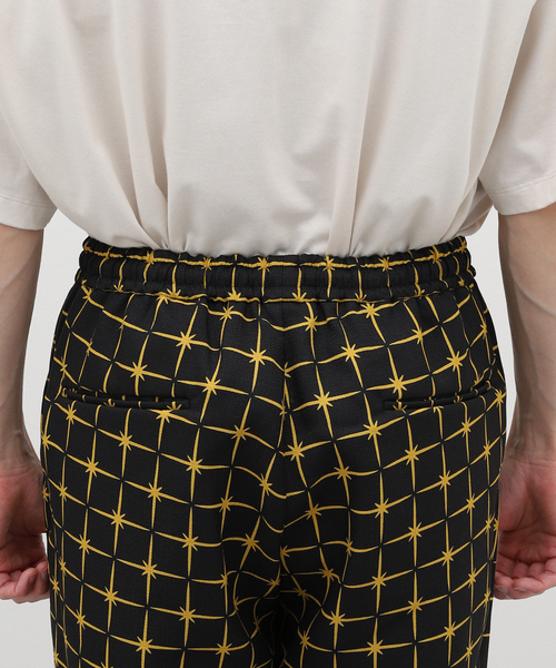 EDIFICE LA BOUCLE（エディフィスラブークル）の「【LA BOUCLE / ラブークル】1タック イージー ショーツ(パターンブッチャー)（その他パンツ・メンズ・ブラックミックス/ブラック/ブラック×ブラック/ブラック系その他・1/2/3）」の10枚目の写真