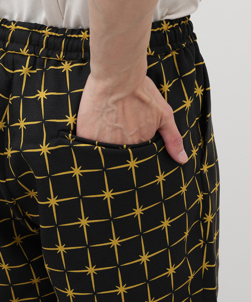 EDIFICE LA BOUCLE（エディフィスラブークル）の「【LA BOUCLE / ラブークル】1タック イージー ショーツ(パターンブッチャー)（その他パンツ・メンズ・ブラックミックス/ブラック/ブラック×ブラック/ブラック系その他・1/2/3）」の11枚目の写真