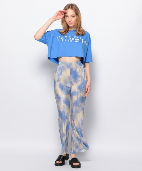 FOREVER 21(フォーエバー トゥエンティーワン)の「タイダイプリーツイージーパンツ(その他パンツ・レディース・ブルー/ピンク/グレー・SMALL/MEDIUM)」の10枚目の写真