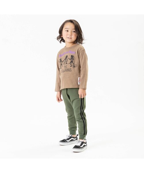 F.O.KIDS（エフオーキッズ）の「ウエストコードサイドラインカットパンツ（その他パンツ・キッズ・グレー/カーキ/ブラック/インディゴブルー・80/90/95/100/110/120/130/140/150）」の7枚目の写真