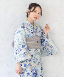 bonheur saisons（ボヌールセゾン）の「夏を彩るレディース浴衣2点セット （浴衣＋帯）（浴衣）」