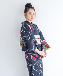 ボヌールセゾン bonheur saisons bonheur saisons（ボヌールセゾン） 浴衣 セット レディース レトロ
