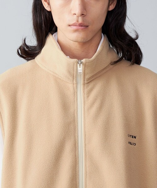 CITEN（シテン）の「＜CITEN＞フリース ベスト（ベスト・メンズ・ライトブルー/ブラック/ベージュ・L/M）」の7枚目の写真
